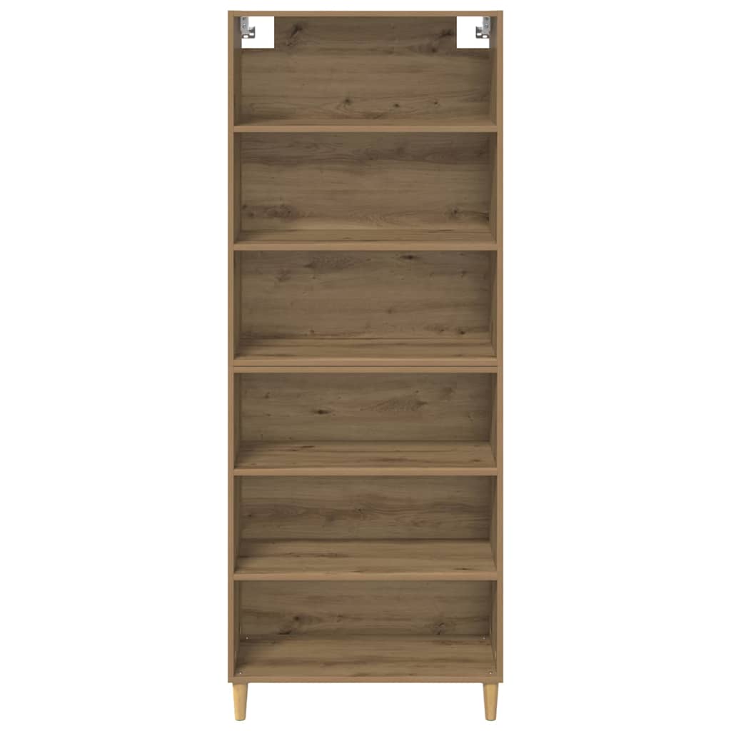 Highboard Artisan-Eiche 69,5 x 32,5 x 180 cm Holzwerkstoff