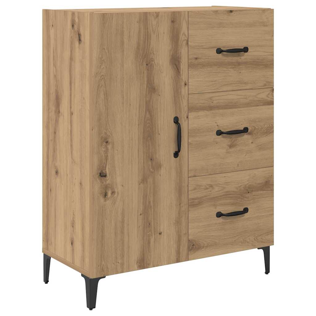 Highboard Artisan-Eiche 69,5 x 34 x 180 cm Holzwerkstoff