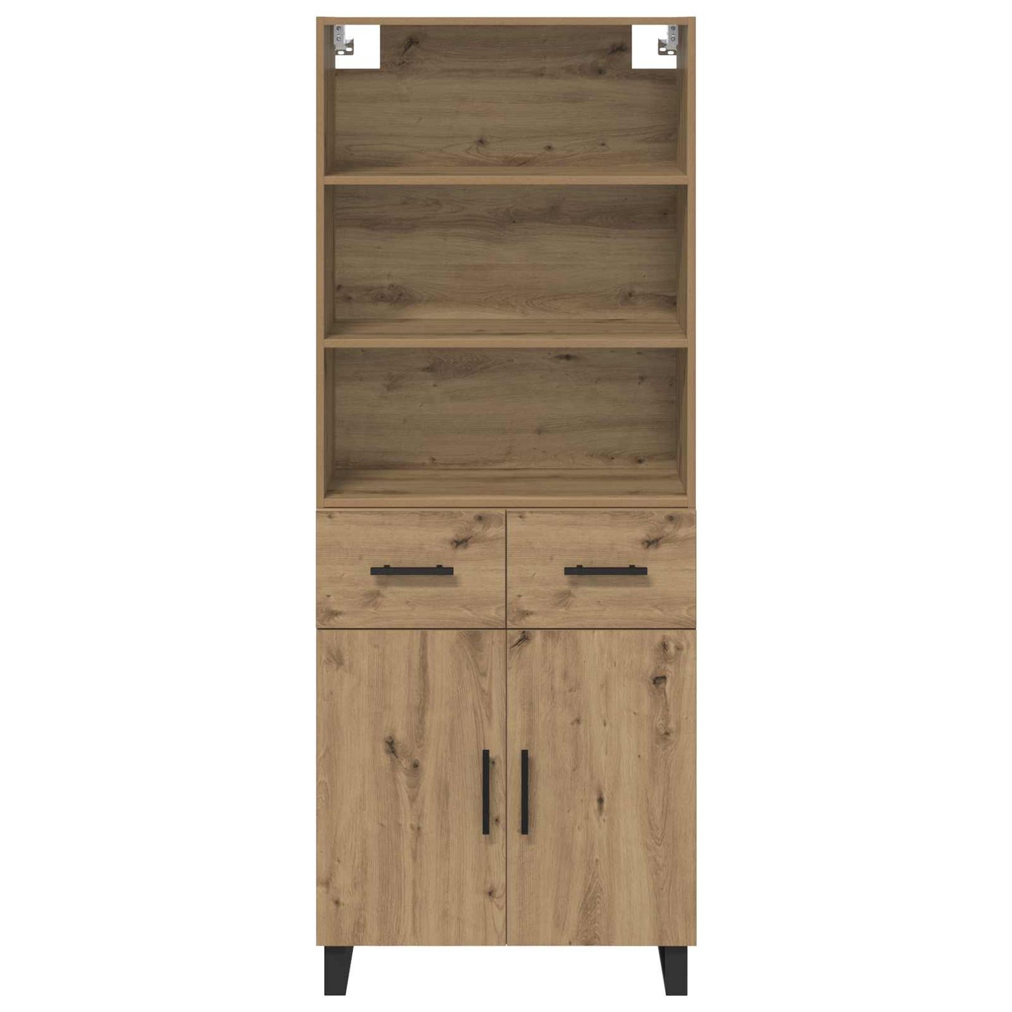 Highboard Artisan-Eiche 69,5 x 34 x 180 cm Holzwerkstoff
