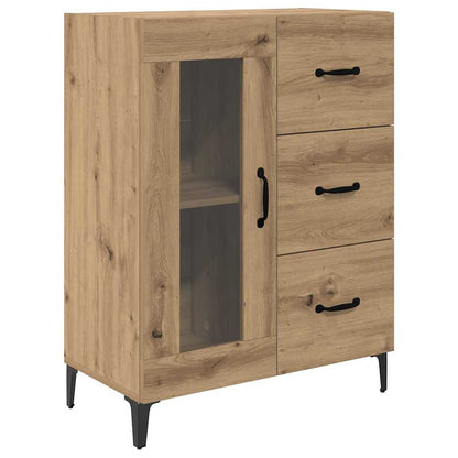 Highboard Artisan-Eiche 69,5 x 34 x 180 cm Holzwerkstoff