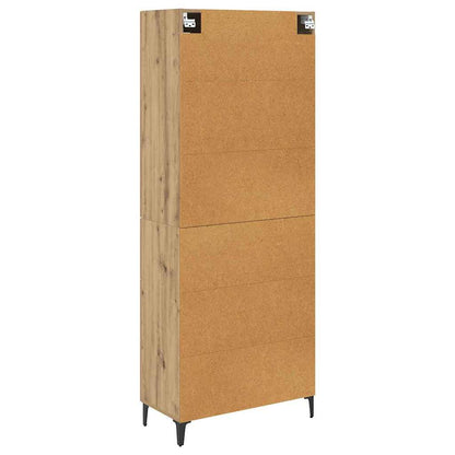 Highboard Artisan-Eiche 69,5 x 34 x 180 cm Holzwerkstoff