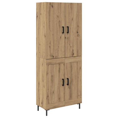 Highboard Artisan-Eiche 69,5 x 34 x 180 cm Holzwerkstoff