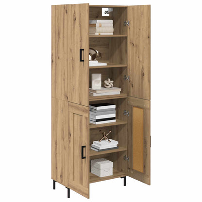 Highboard Artisan-Eiche 69,5 x 34 x 180 cm Holzwerkstoff
