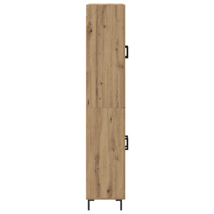 Highboard Artisan-Eiche 69,5 x 34 x 180 cm Holzwerkstoff