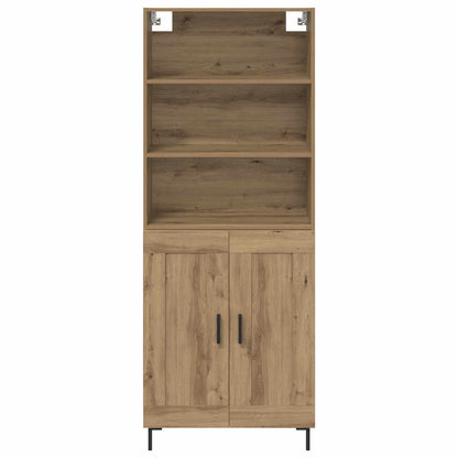 Highboard Artisan-Eiche 69,5 x 34 x 180 cm Holzwerkstoff