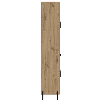 Highboard Artisan-Eiche 69,5 x 34 x 180 cm Holzwerkstoff