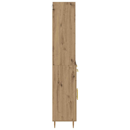 Highboard Artisan-Eiche 69,5 x 34 x 180 cm Holzwerkstoff