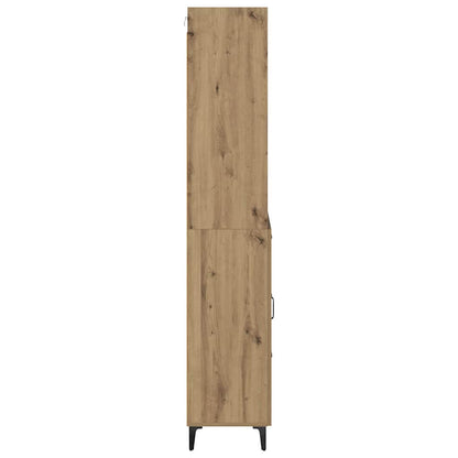 Highboard Artisan-Eiche 69,5 x 34 x 180 cm Holzwerkstoff