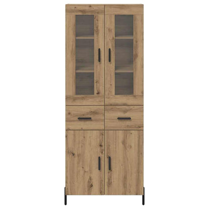 Highboard Artisan-Eiche 69,5 x 34 x 180 cm Holzwerkstoff