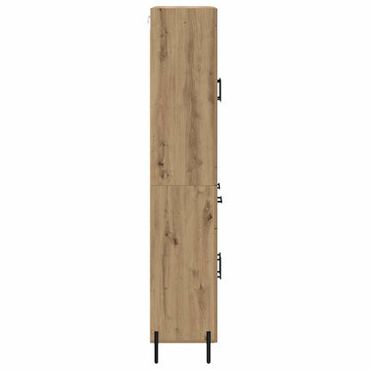 Highboard Artisan-Eiche 69,5 x 34 x 180 cm Holzwerkstoff