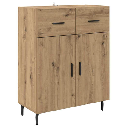 Highboard mit Schubladen Artisan-Eiche 69,5 x 34 x 180 cm