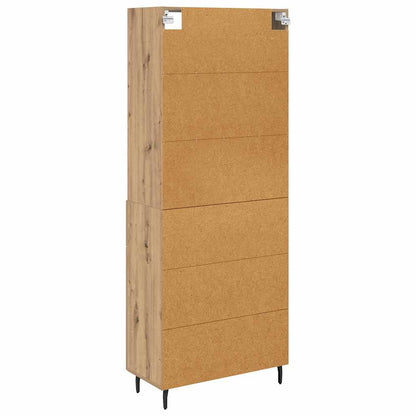 Highboard mit Schubladen Artisan-Eiche 69,5 x 34 x 180 cm