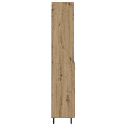 Highboard mit Schubladen Artisan-Eiche 69,5 x 34 x 180 cm