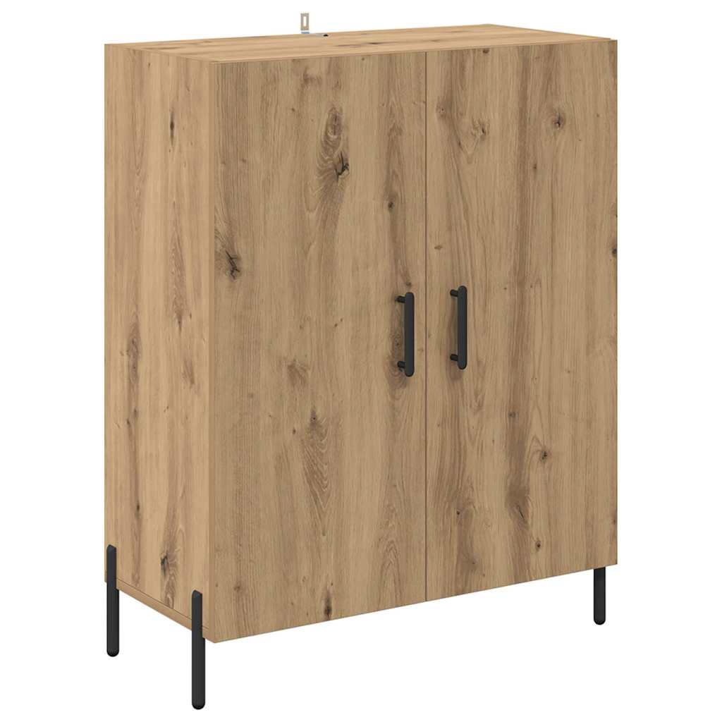 Highboard 2 pcs Artisan-Eiche Holzwerkstoff