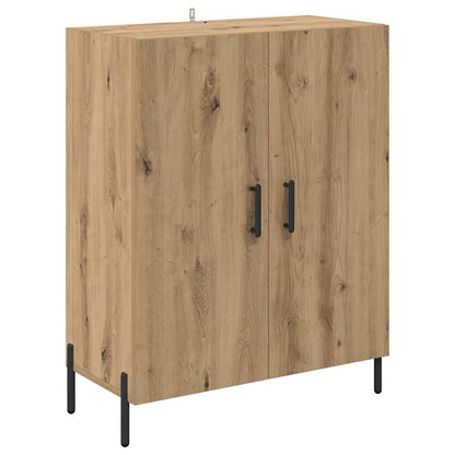 Highboard 2 pcs Artisan-Eiche Holzwerkstoff
