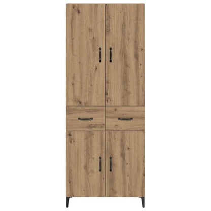 Highboard Artisan-Eiche 69,5 x 34 x 180 cm Holzwerkstoff