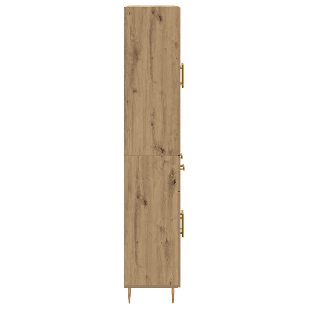 Highboard Artisan-Eiche 69,5 x 34 x 180 cm Holzwerkstoff