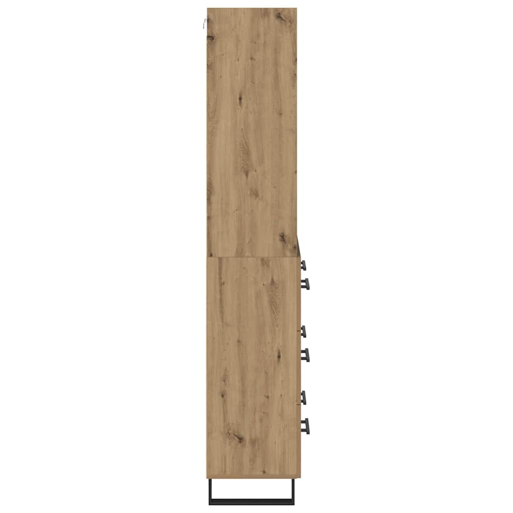 Highboard Artisan-Eiche 69,5 x 34 x 180 cm Holzwerkstoff