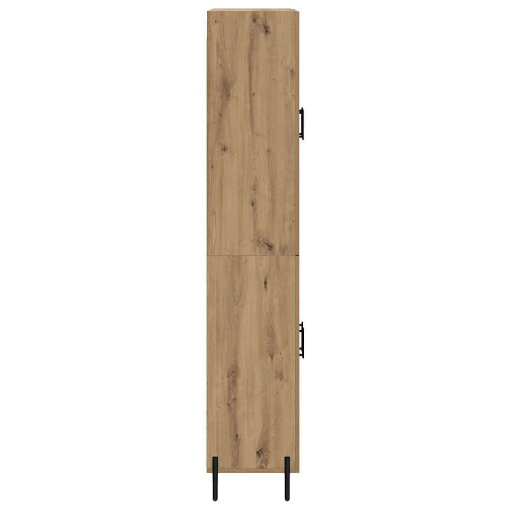 Highboard Artisan-Eiche 69,5 x 34 x 180 cm Holzwerkstoff