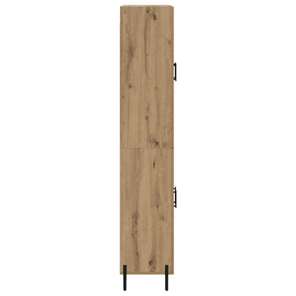 Highboard Artisan-Eiche 69,5 x 34 x 180 cm Holzwerkstoff