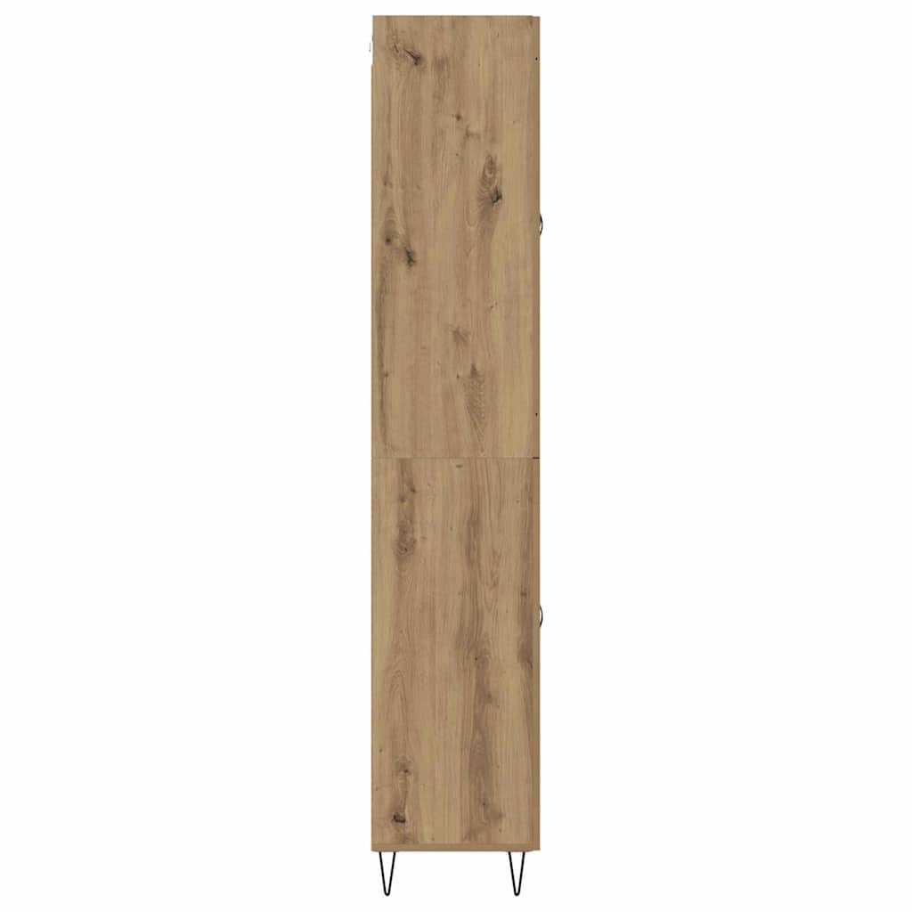 Highboard Artisan-Eiche 69,5 x 34 x 180 cm Holzwerkstoff