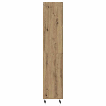 Highboard Artisan-Eiche 69,5 x 34 x 180 cm Holzwerkstoff