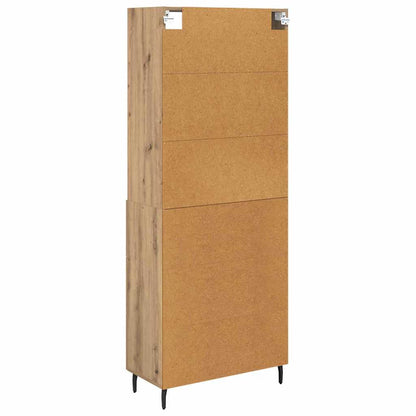 Highboard mit Schubladen Artisan-Eiche 69,5 x 34 x 180 cm