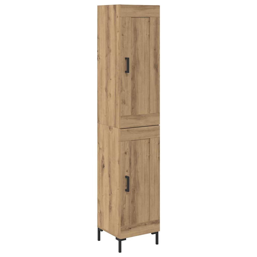Highboard Artisan-Eiche 34,5 x 34 x 180 cm Holzwerkstoff