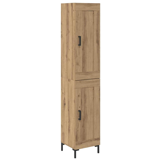 Highboard Artisan-Eiche 34,5 x 34 x 180 cm Holzwerkstoff