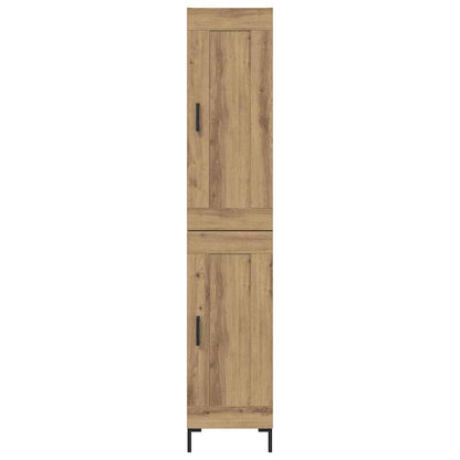 Highboard Artisan-Eiche 34,5 x 34 x 180 cm Holzwerkstoff
