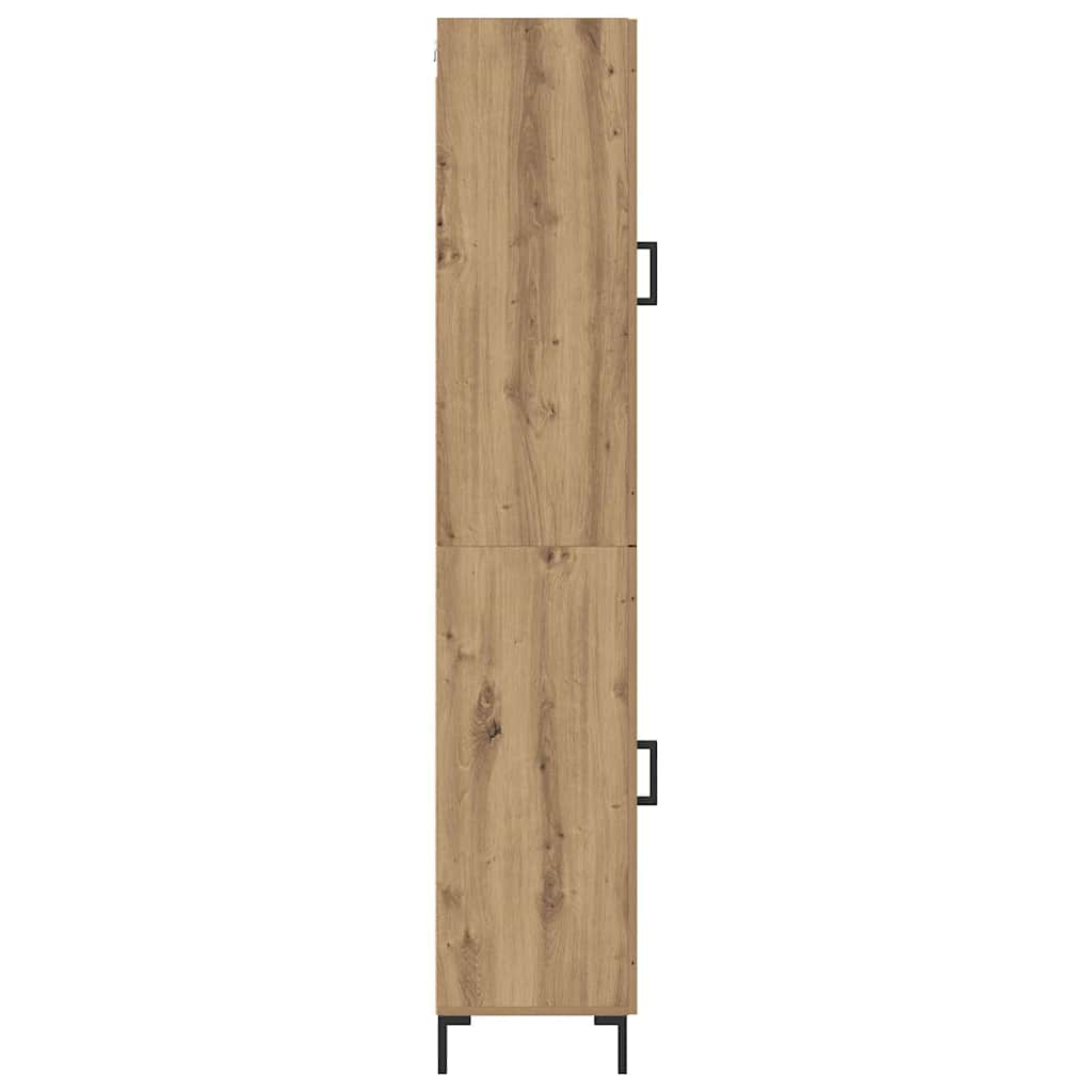 Highboard Artisan-Eiche 34,5 x 34 x 180 cm Holzwerkstoff