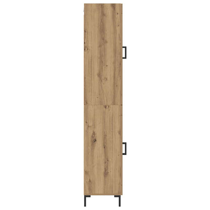 Highboard Artisan-Eiche 34,5 x 34 x 180 cm Holzwerkstoff