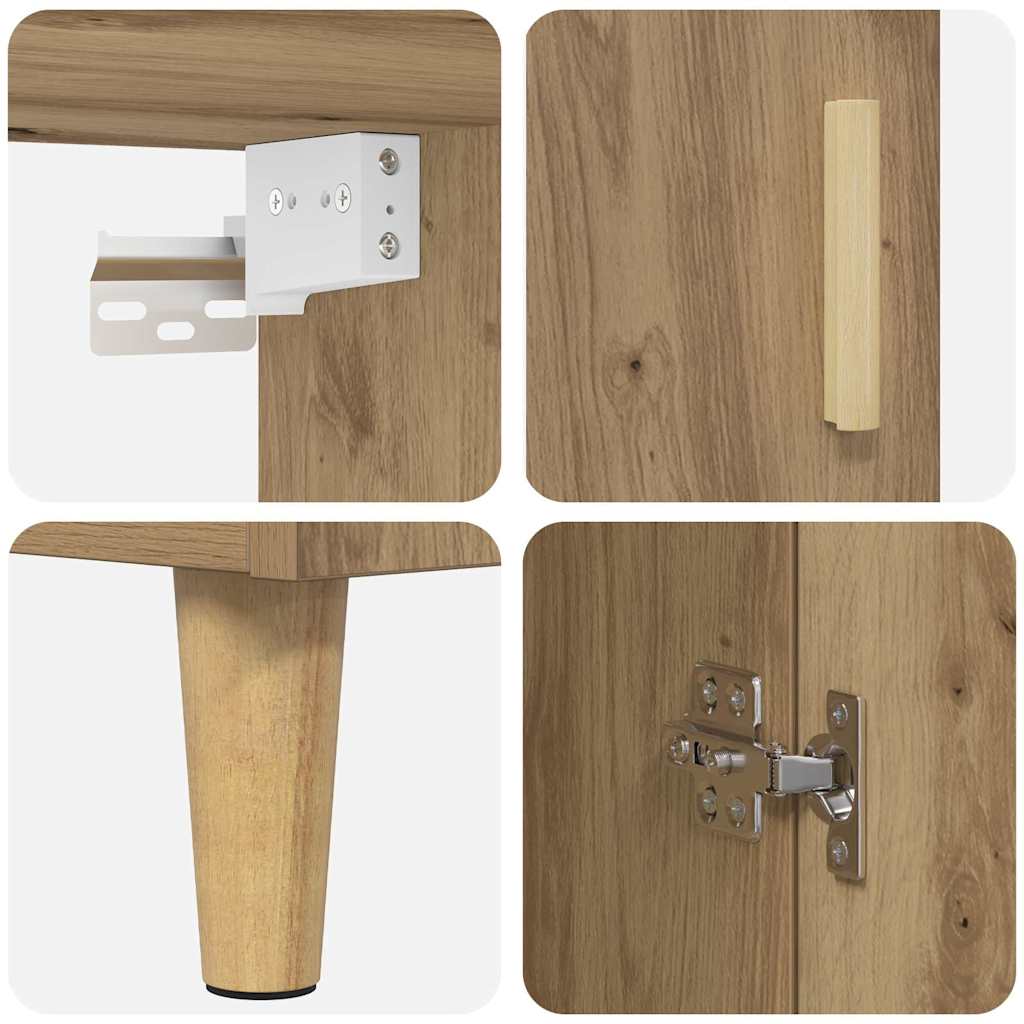 Highboard Artisan-Eiche 69,5 x 34 x 180 cm