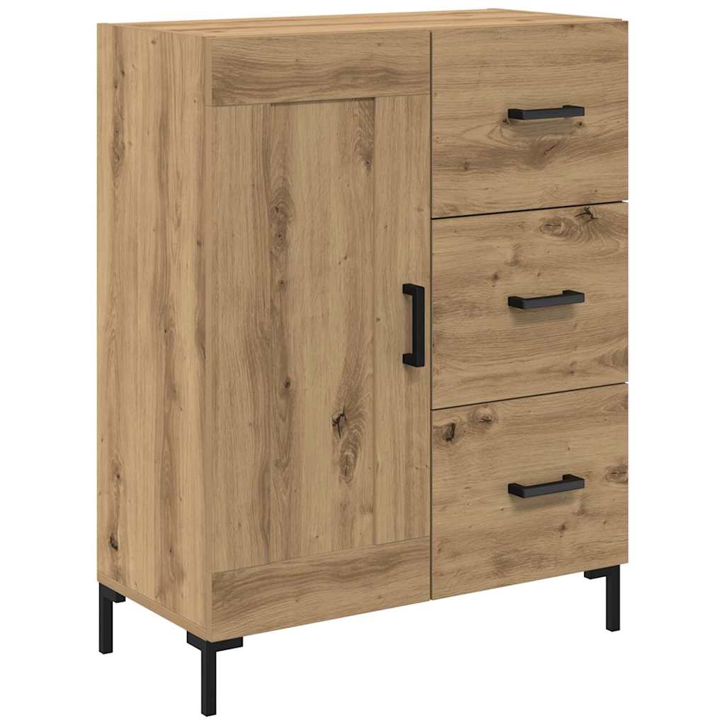 Highboard mit Schubladen 2 pcs Artisan-Eiche Holzwerkstoff