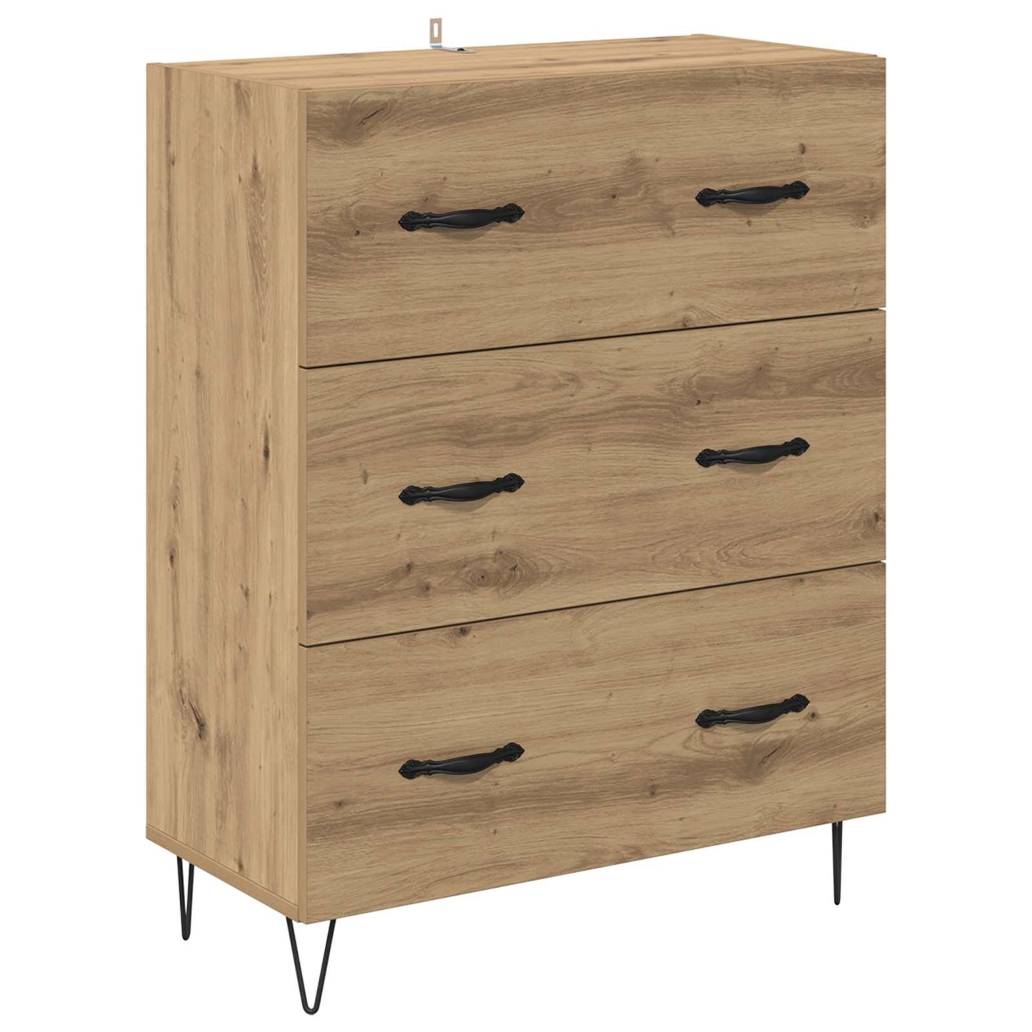 Highboard Artisan-Eiche 69,5 x 34 x 180 cm Holzwerkstoff