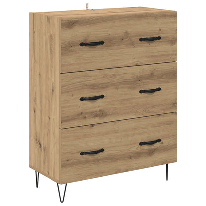Highboard Artisan-Eiche 69,5 x 34 x 180 cm Holzwerkstoff