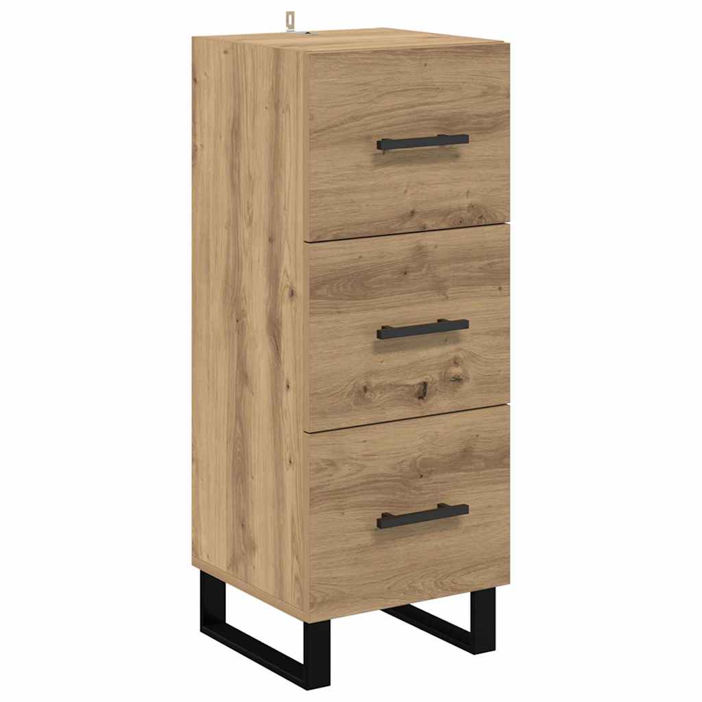 Highboard Artisan-Eiche 34,5 x 34 x 180 cm Holzwerkstoff