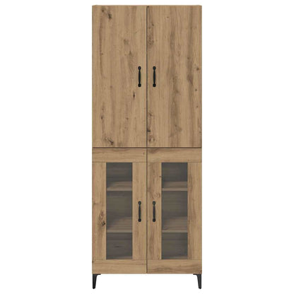 Highboard Artisan-Eiche 69,5 x 34 x 180 cm Holzwerkstoff