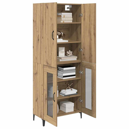 Highboard Artisan-Eiche 69,5 x 34 x 180 cm Holzwerkstoff