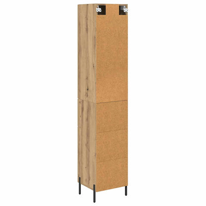 Highboard Artisan-Eiche 34,5 x 34 x 180 cm Holzwerkstoff