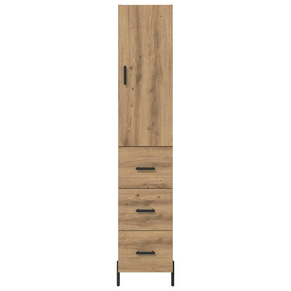 Highboard Artisan-Eiche 34,5 x 34 x 180 cm Holzwerkstoff
