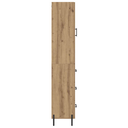Highboard Artisan-Eiche 34,5 x 34 x 180 cm Holzwerkstoff