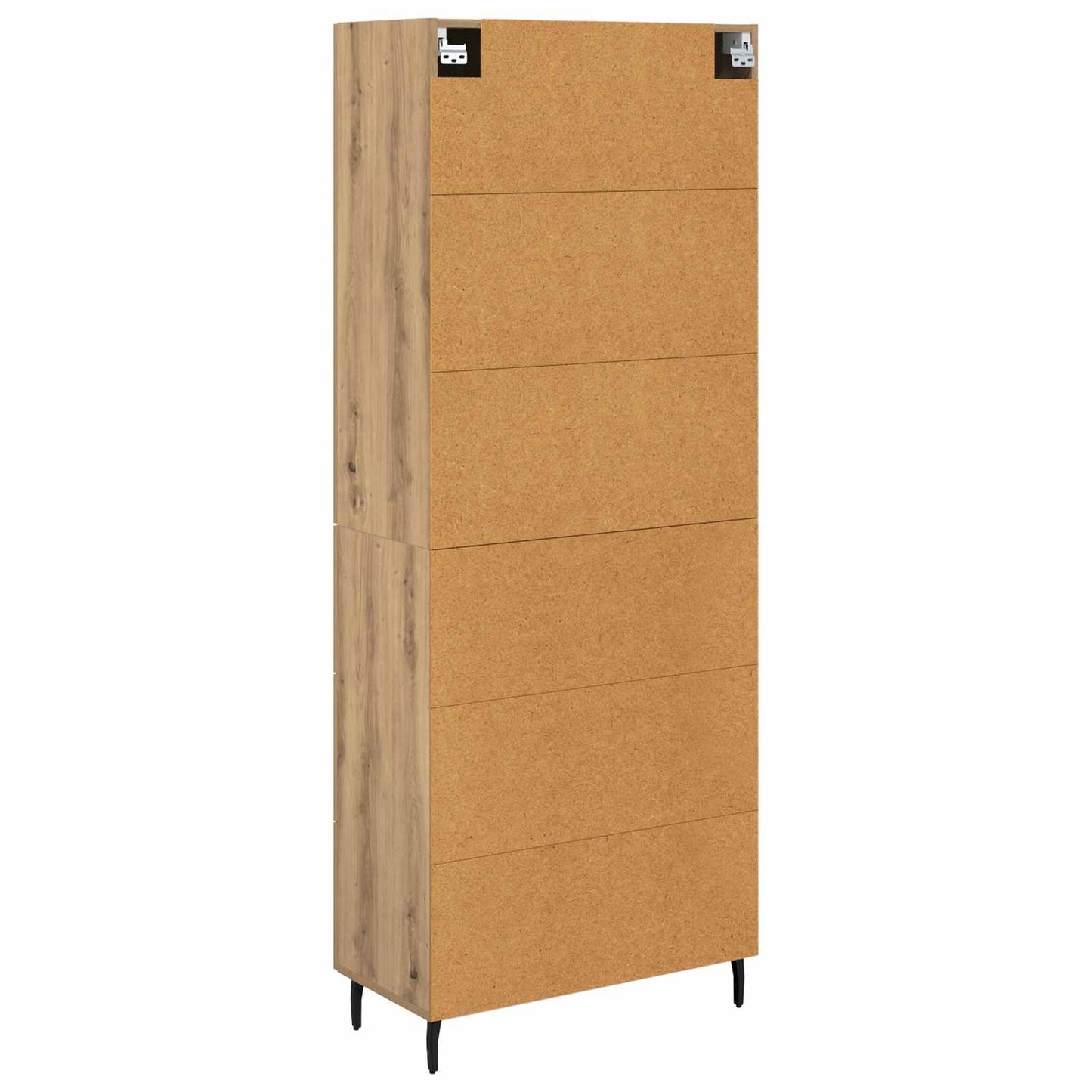 Highboard mit Schubladen Artisan-Eiche 69,5 x 34 x 180 cm