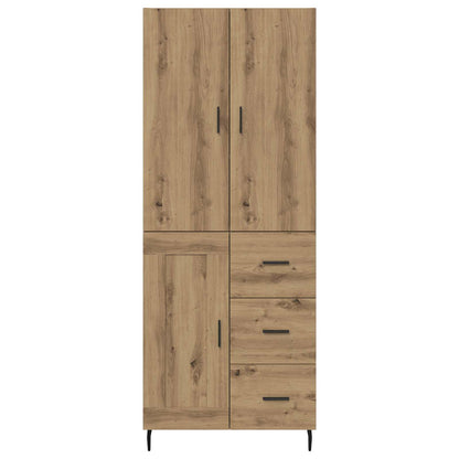 Highboard mit Schubladen Artisan-Eiche 69,5 x 34 x 180 cm