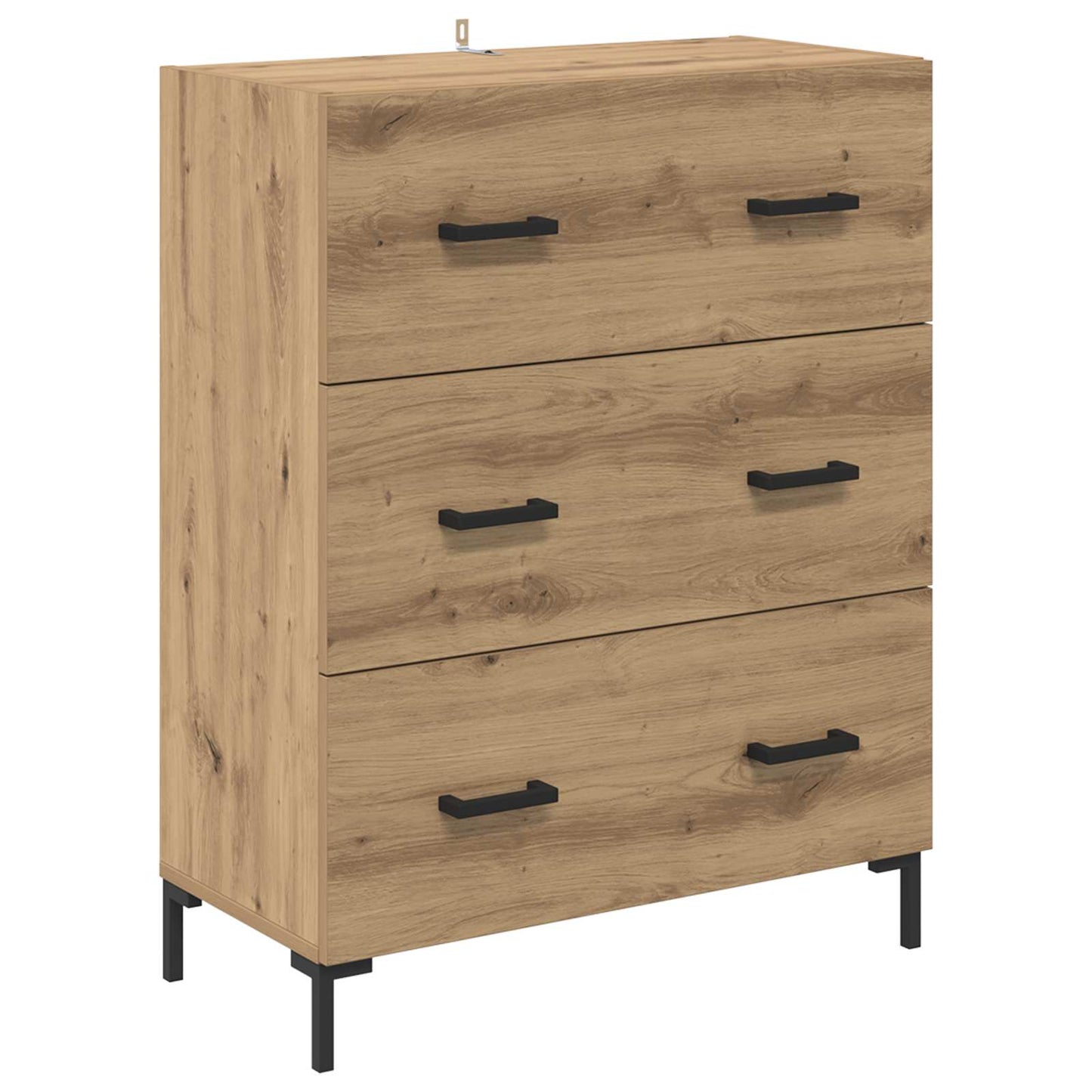 Highboard Artisan-Eiche 69,5 x 34 x 180 cm Holzwerkstoff
