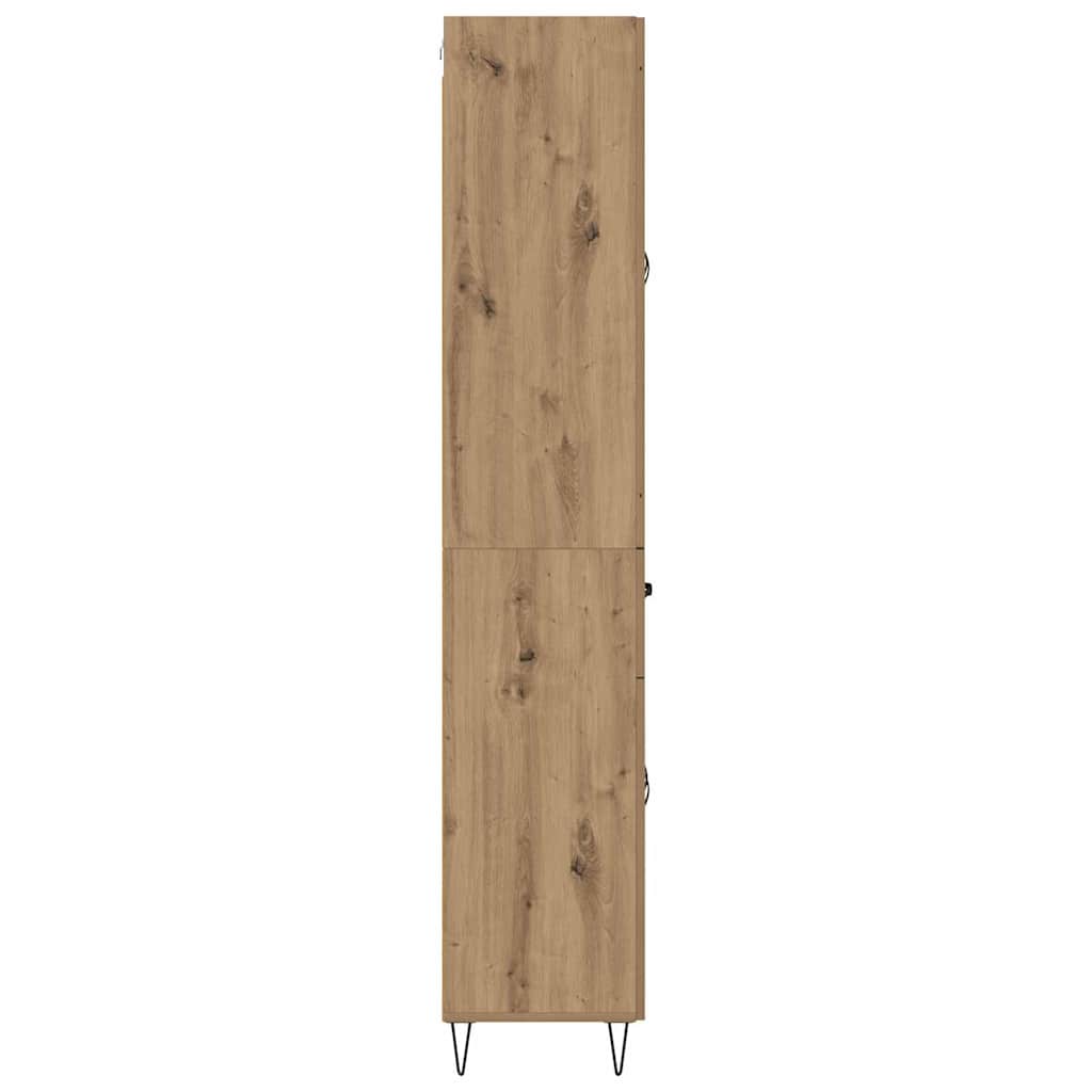Highboard Artisan-Eiche 69,5 x 34 x 180 cm Holzwerkstoff