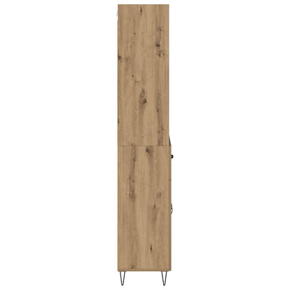Highboard Artisan-Eiche 69,5 x 34 x 180 cm Holzwerkstoff