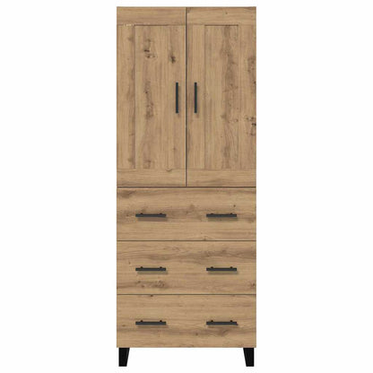 Highboard Artisan-Eiche 69,5 x 34 x 180 cm Holzwerkstoff