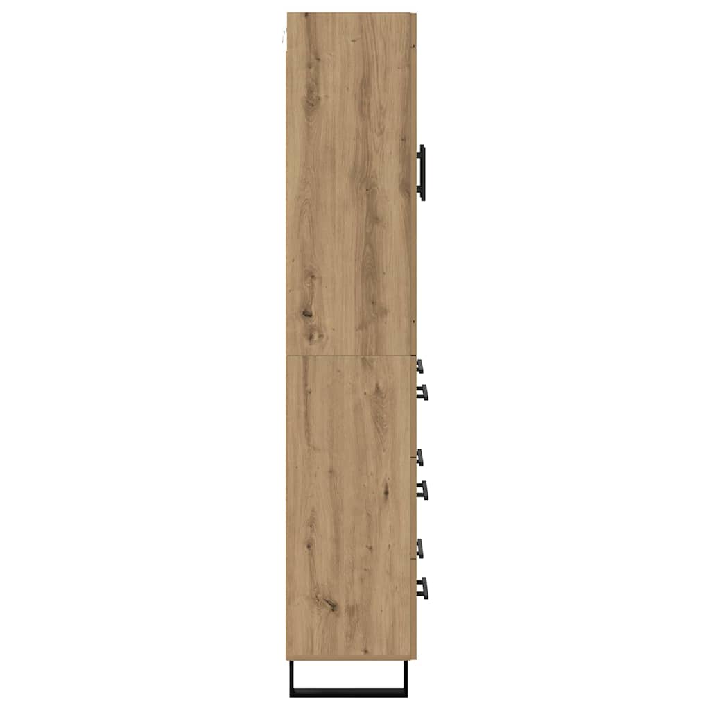 Highboard Artisan-Eiche 69,5 x 34 x 180 cm Holzwerkstoff