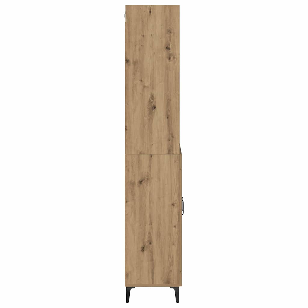 Highboard Artisan-Eiche 69,5 x 34 x 180 cm Holzwerkstoff